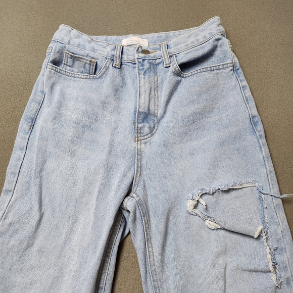 Frank & Oak Jeans Wide Leg Distressed - Picture 4 of 16